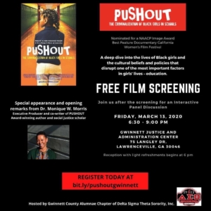 PUSHOUT- The Criminalization of Black Girls in Schools @ Gwinnett Justice & Administration Center