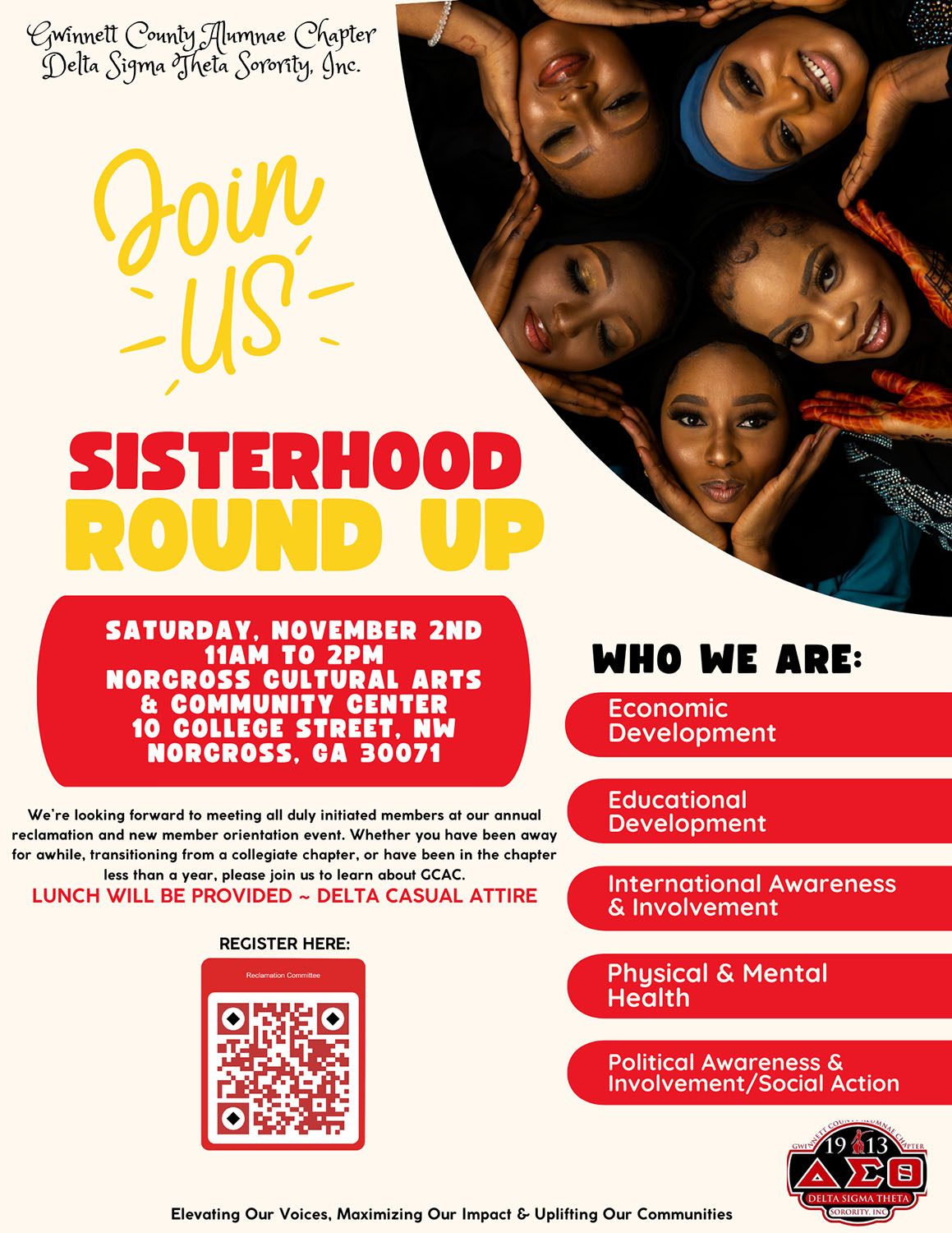 GCAC Sisterhood Round Up @ Norcross Cultural Arts & Community Center